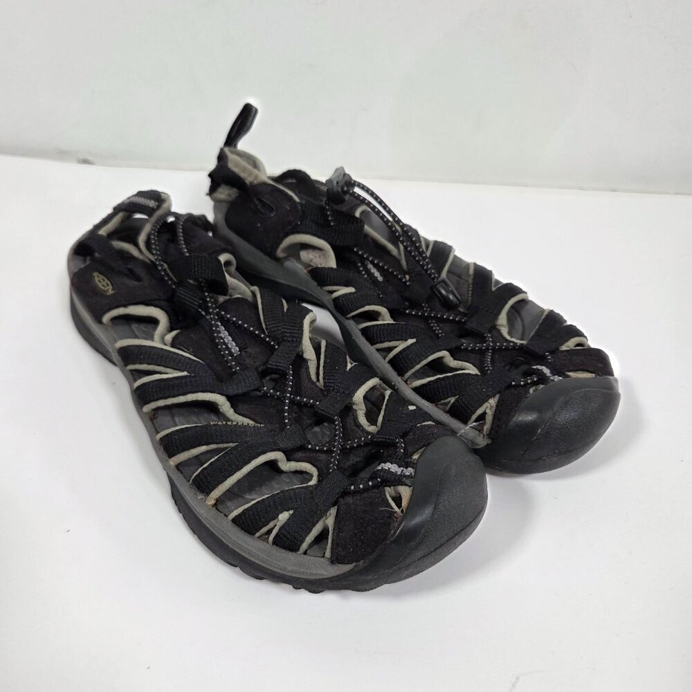 Keen NP H2 Hiking Shoes Water Sandals Kids Outdoor Black Size 8 Youth Closed Toe